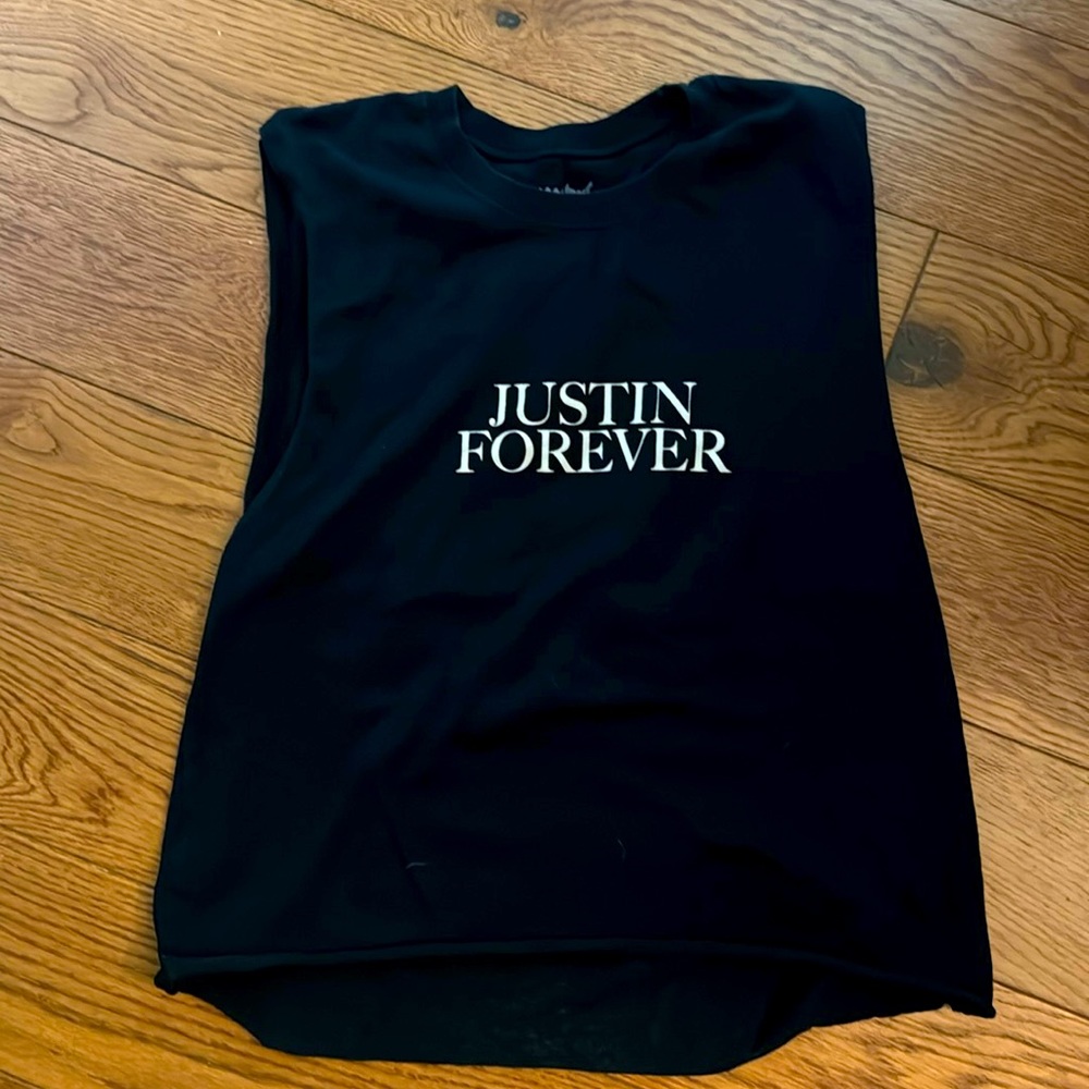 Justin Bieber Cropped Tank
